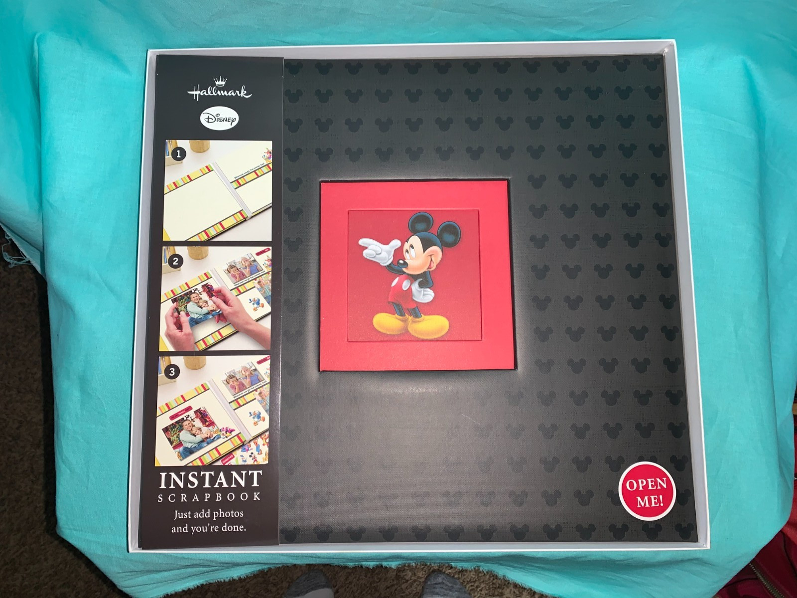 New in the Box Hallmark Disney Mickey 12 X 12 Instant Scrapbook / Photo Album