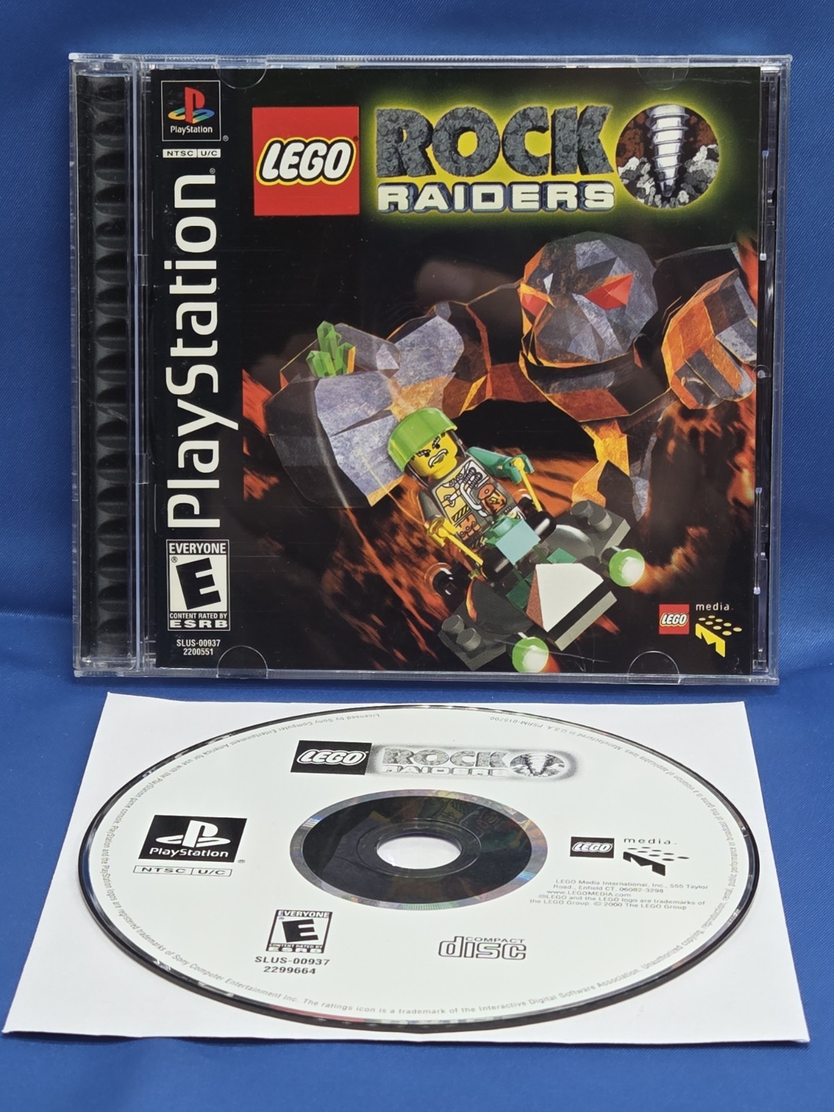 LEGO Rock Raiders PS1 (Sony PlayStation 1, 2000) CIB Black Label