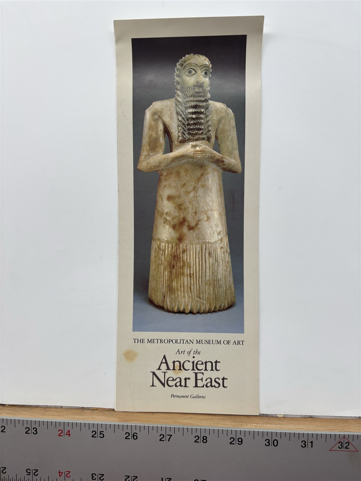 1992 Metropolitan Museum of Art Ancient Near East Brochure Vintage