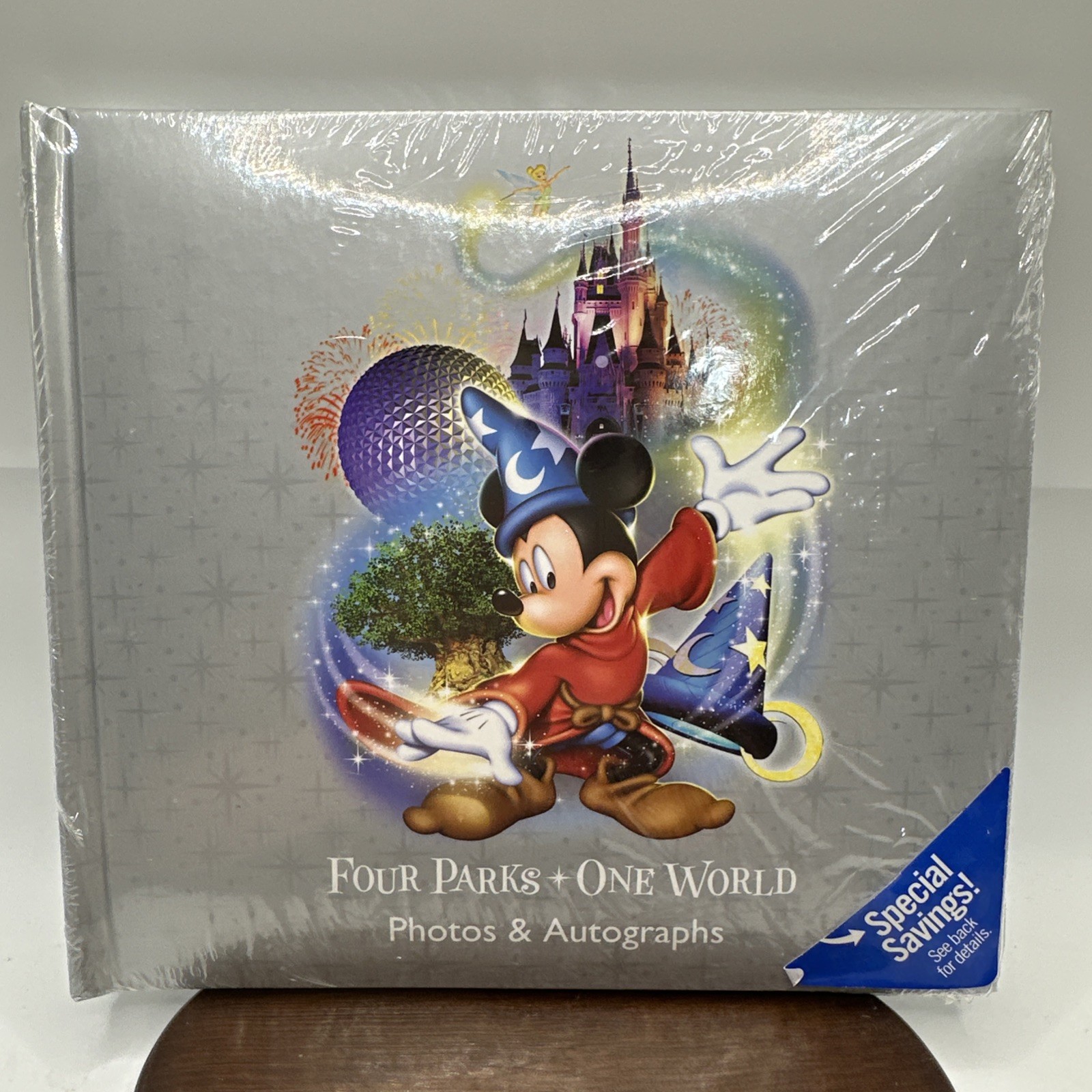 Walt Disney World Four Parks One World Photo Autograph Album Mickey NEW Sealed