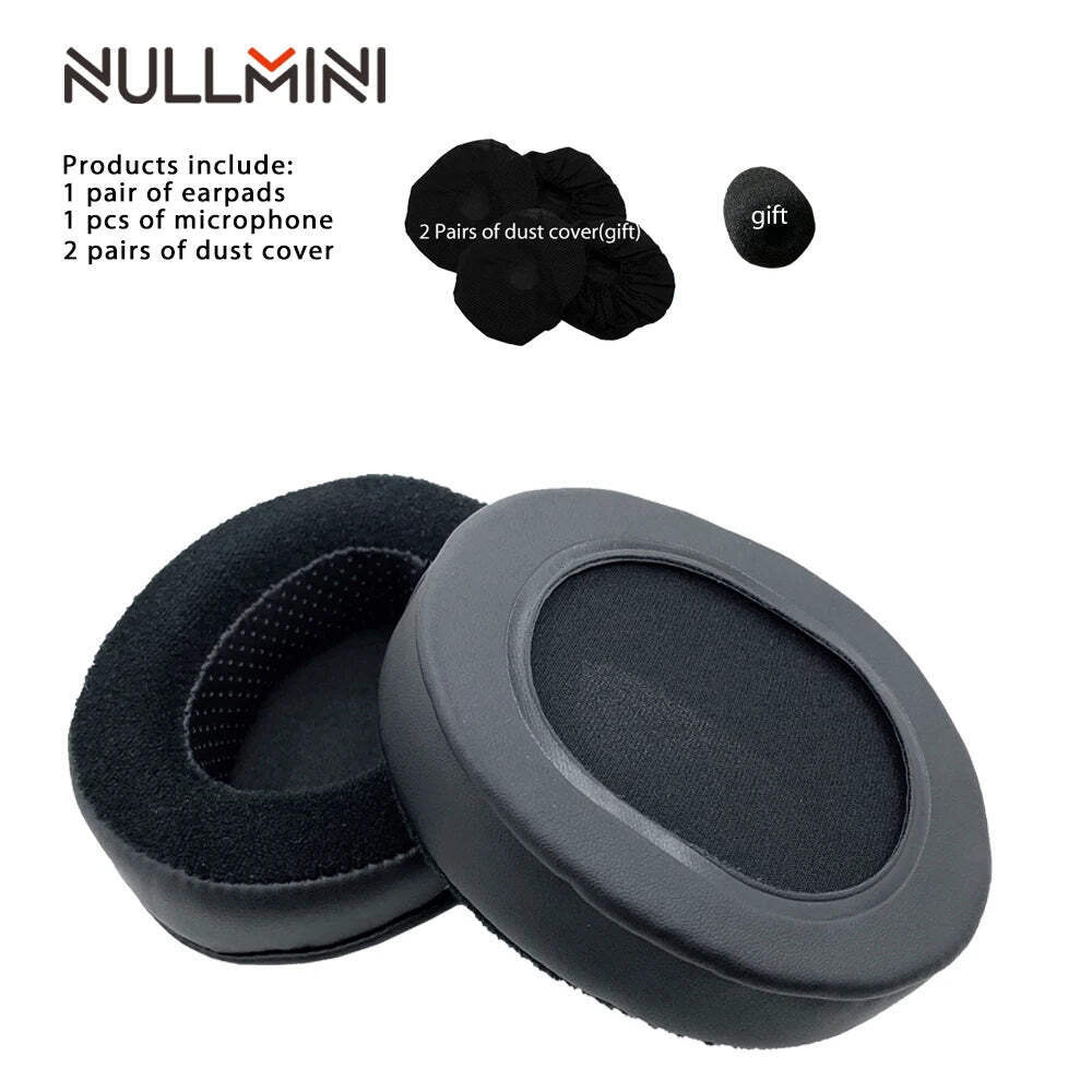 NullMini Replacement Earpads for Logitech G Pro X Headset Headphones Leather Sle