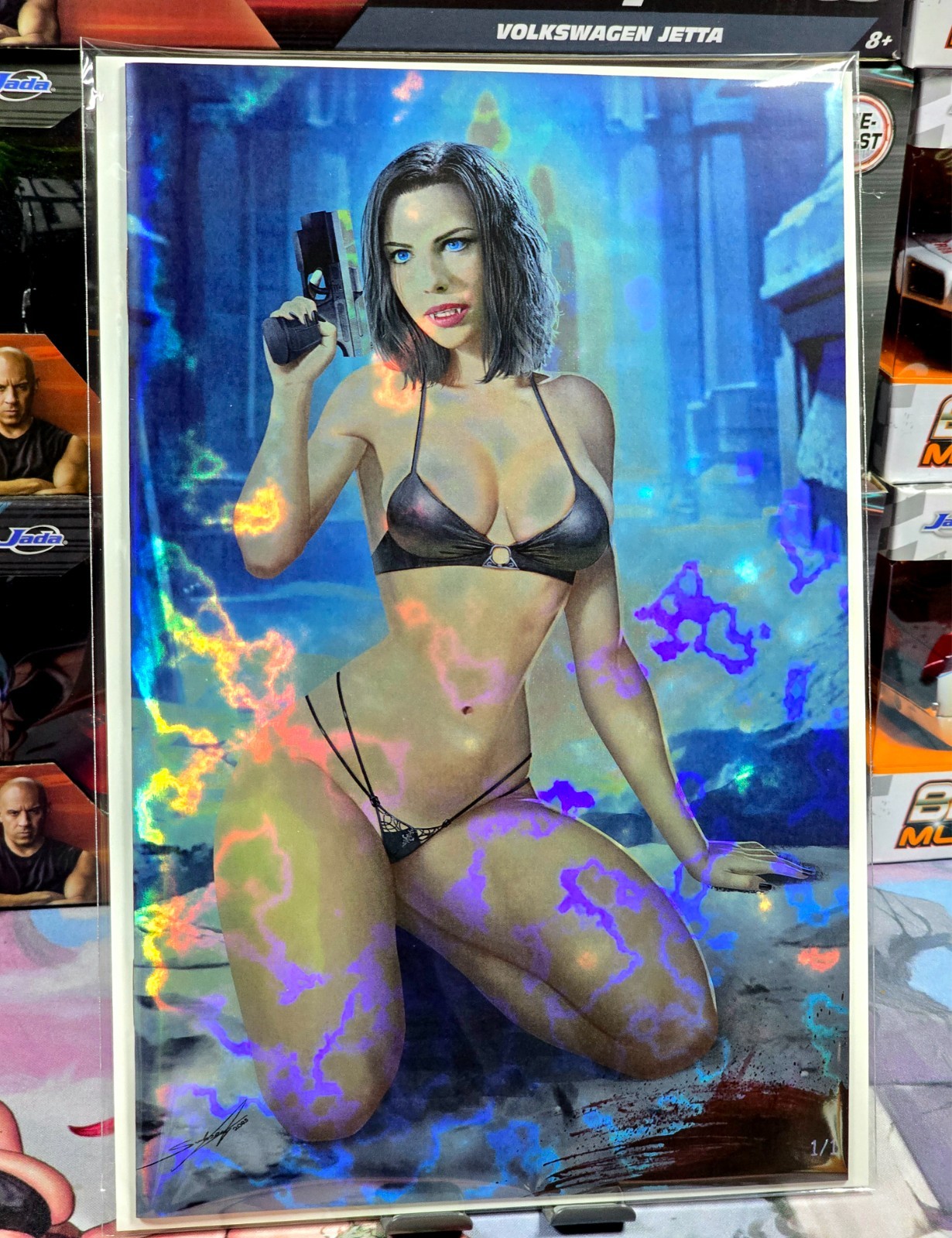 Skyline#4 - Underworld - Selene (Lingerie) Sidney Augusto (MAGMA FOIL) #1 of 1