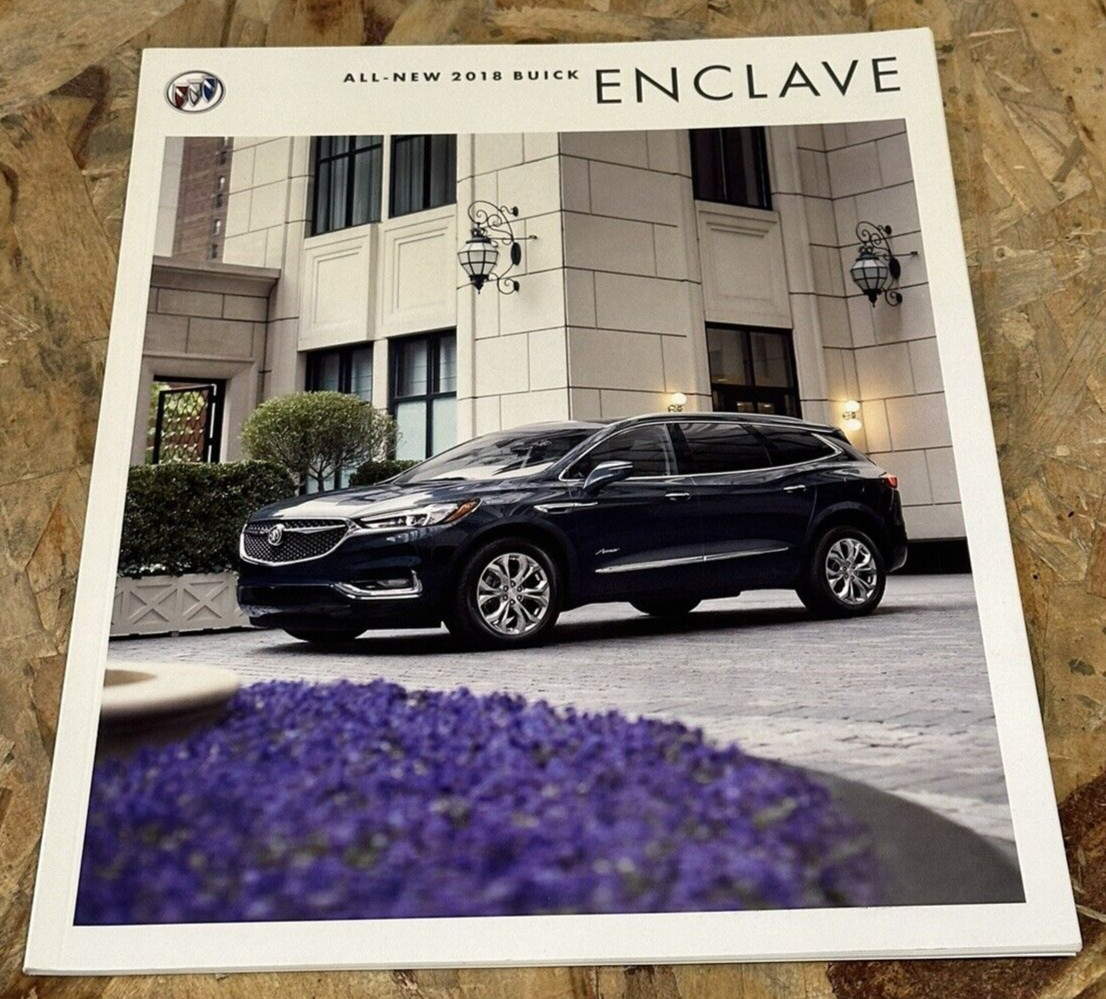 Original 2018 Buick Enclave Deluxe Sales Brochure 18