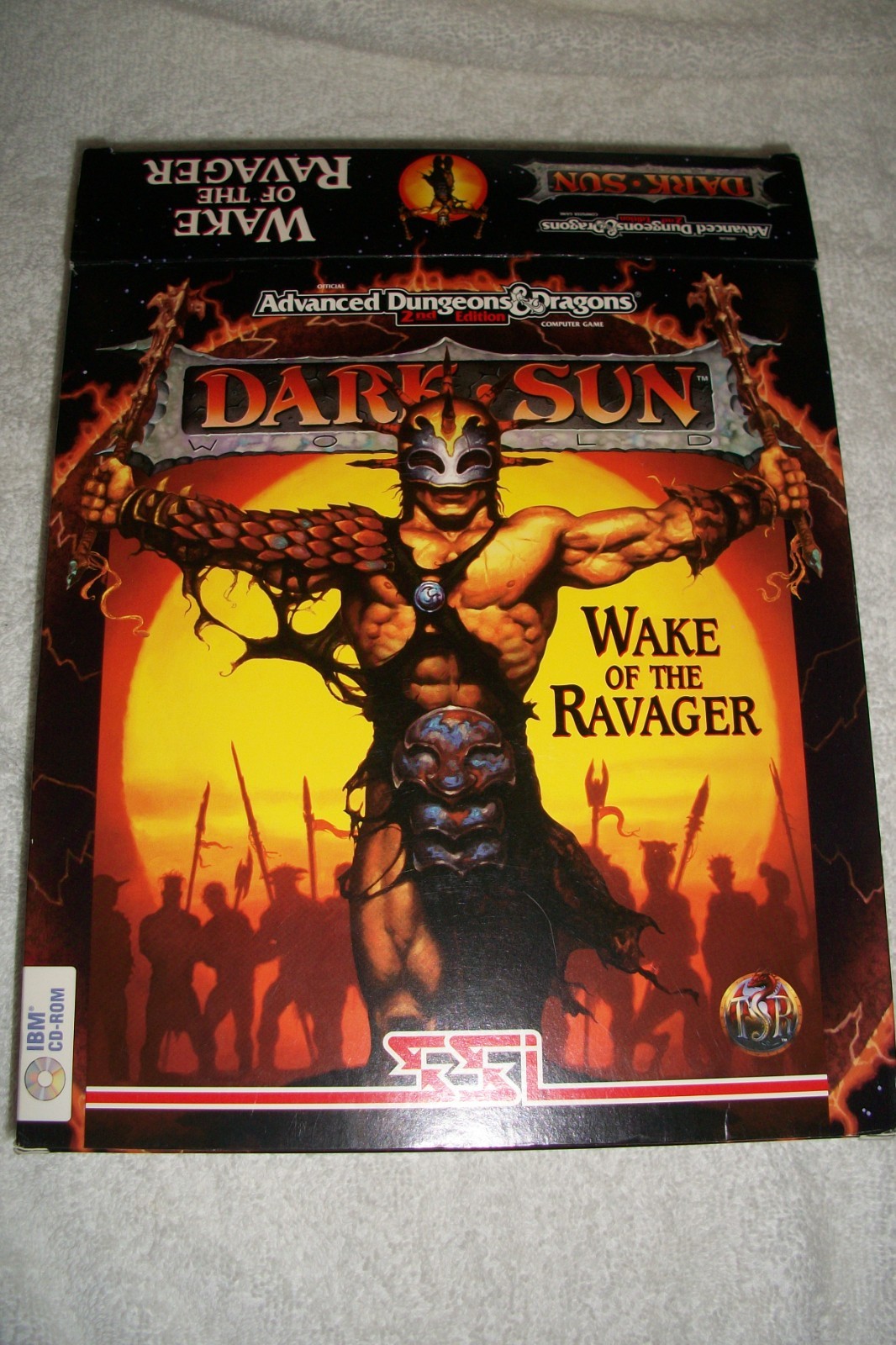 DUNGEONS & DRAGONS DARK SUN WAKE OF THE RAVAGER SSI CD-ROM CLUE BOOK INCLUDED