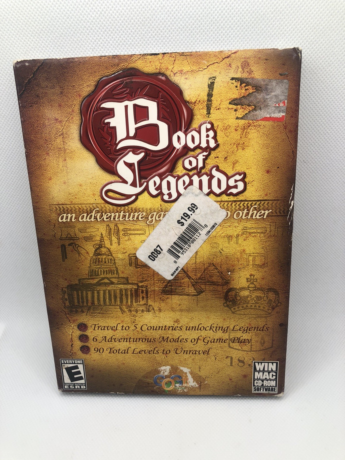Book of Legends Adventure Pc Game Win Mac CD-Rom-Video game Pc