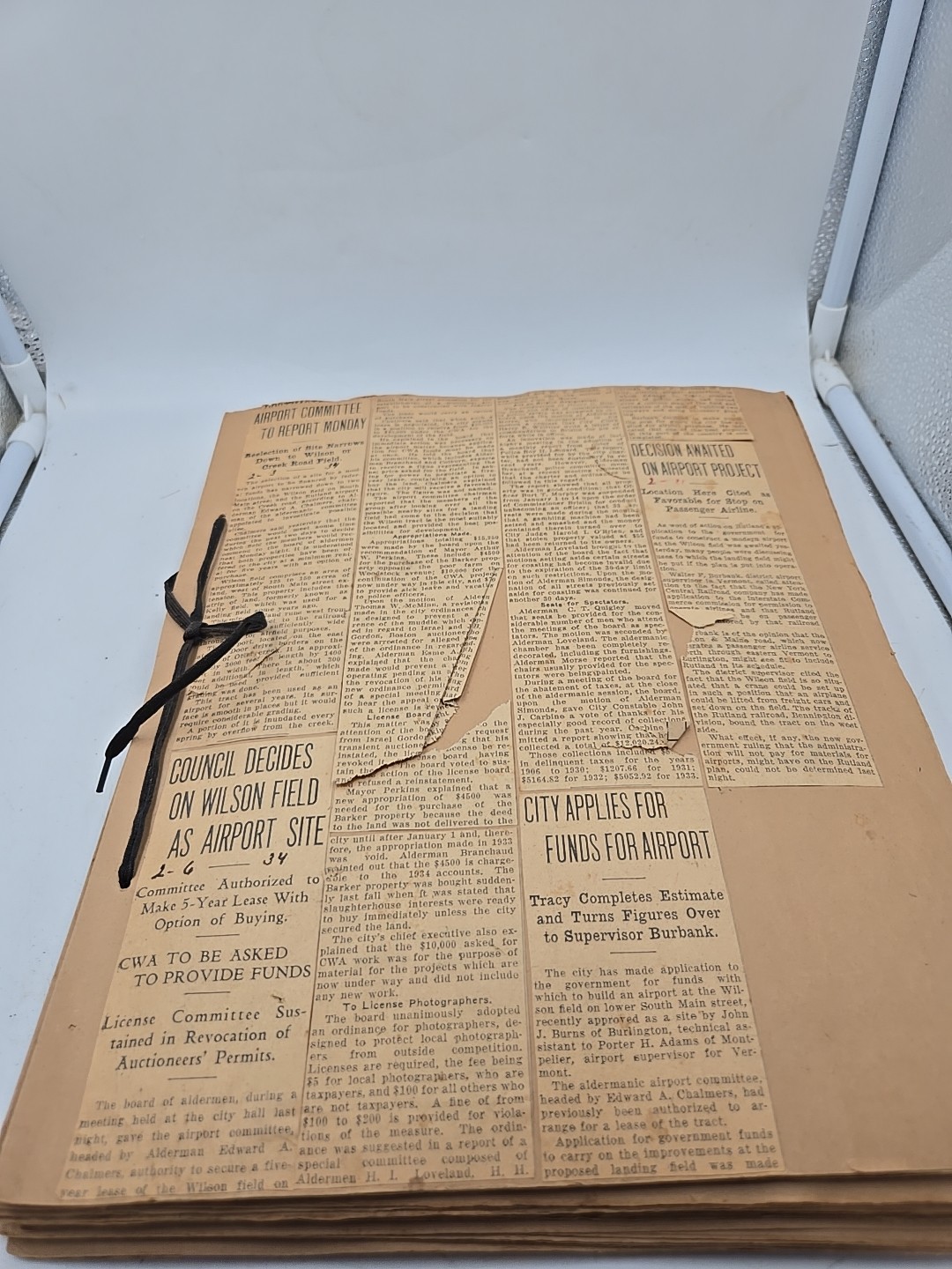 A Lot Of News Paper  Clips  And Christmas Cards And More