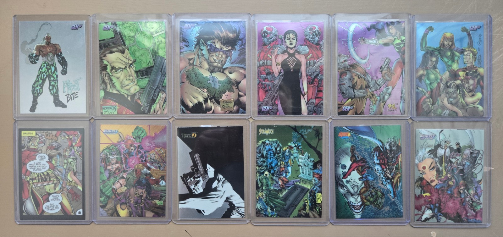 1995 Wildstorm Archives - Lot Of 12 Cards - 