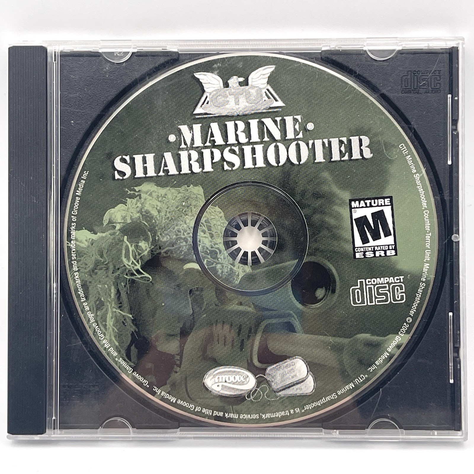 CTU: Marine Sharpshooter PC Video Game (CD-ROM, 2003) READ