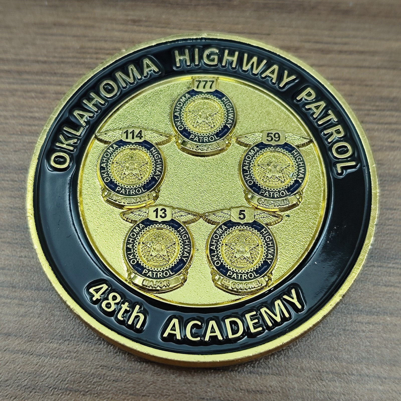Oklahoma Highway Patrol Challenge Coin