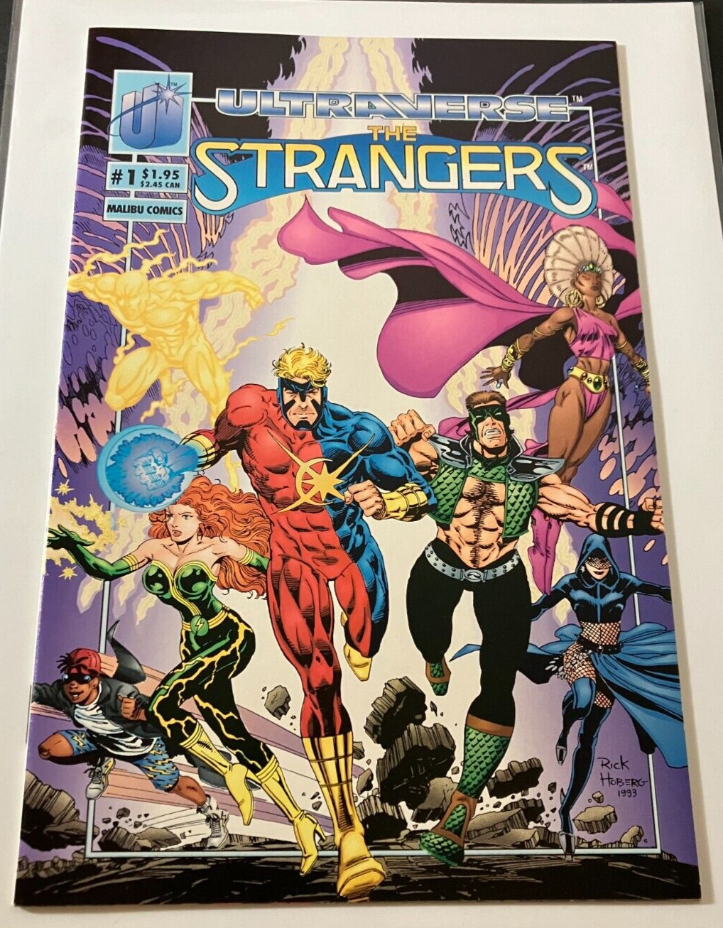 Ultraverse The Strangers #1 Jumpstart - 1993 Malibu - Bagged & Boarded  NM