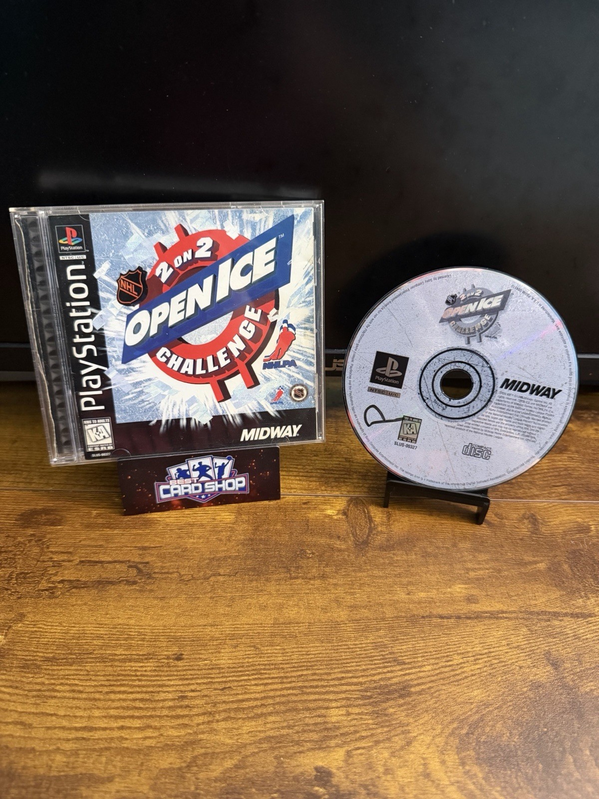 NHL Open Ice 2 ON 2 (Sony PlayStation 1, 1996) PS1 Complete w/ Manual - Tested