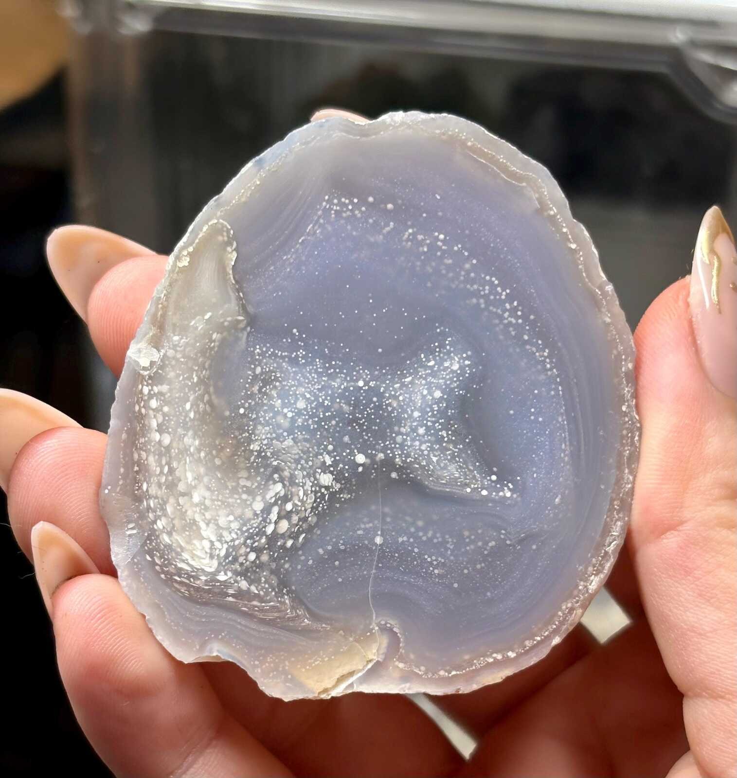 Starry Night Agate Arizona | Rare Polished Agate | Orbicular Collector Crystal