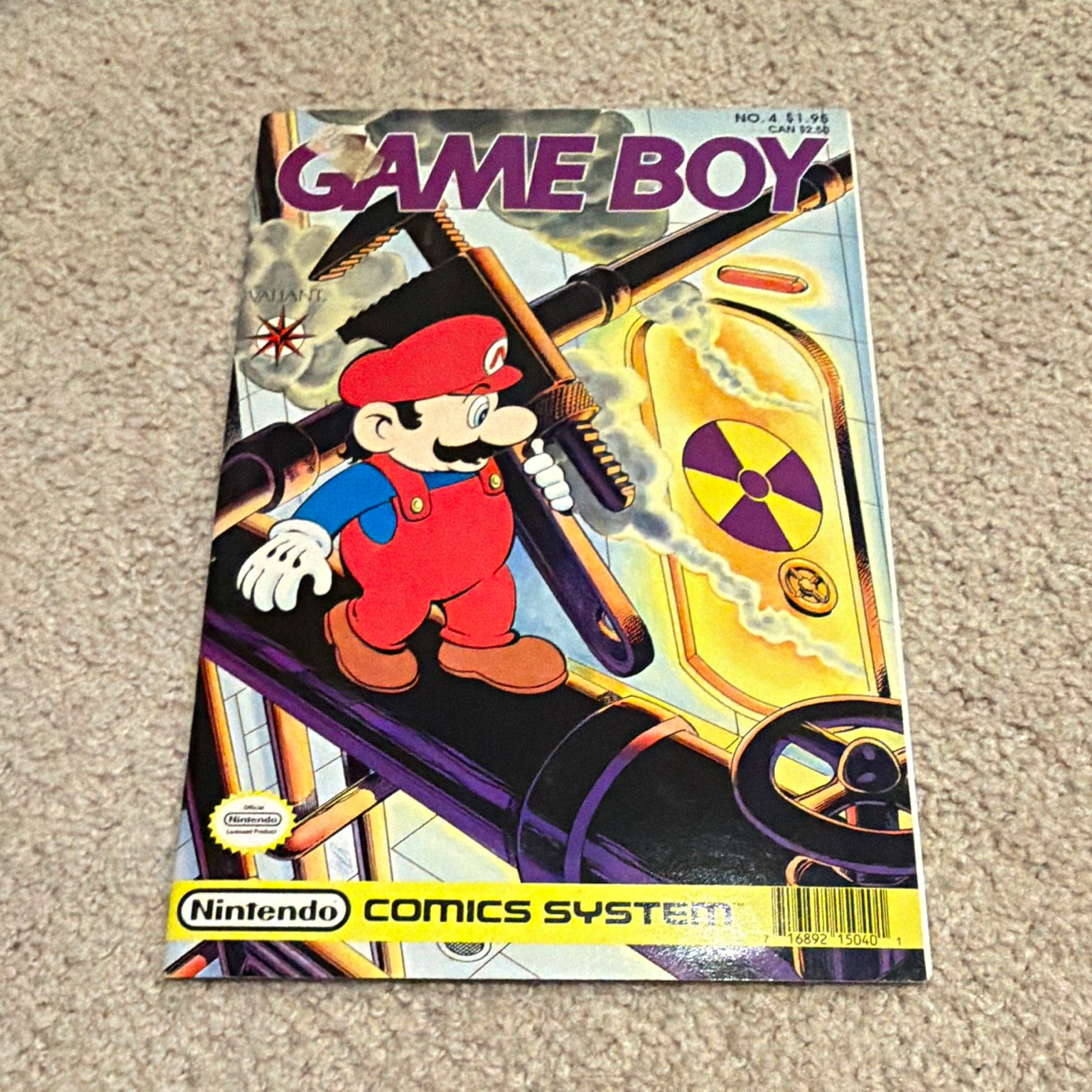 Valiant Game Boy Mario (1992) Phil Hester Color Single Issue Comic Book