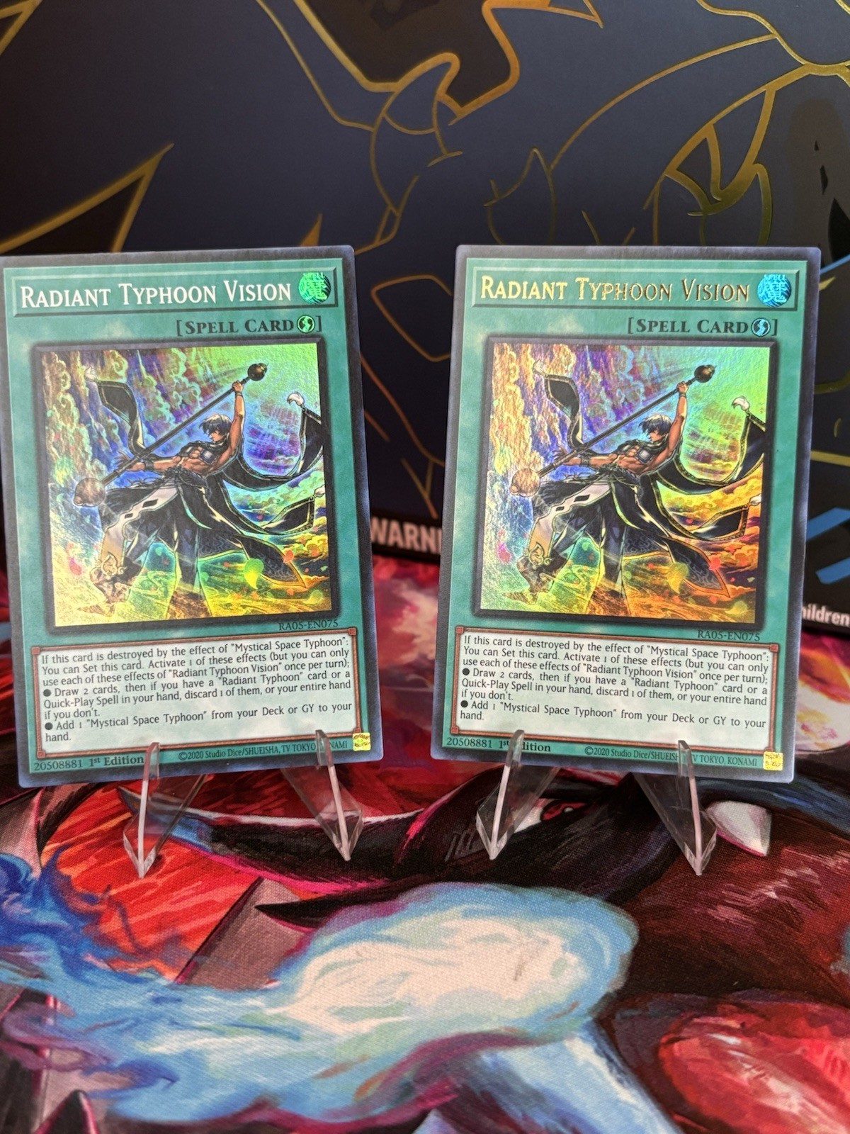 Radiant Typhoon Vision RA05-EN025 Set Of 2 NEAR MINT