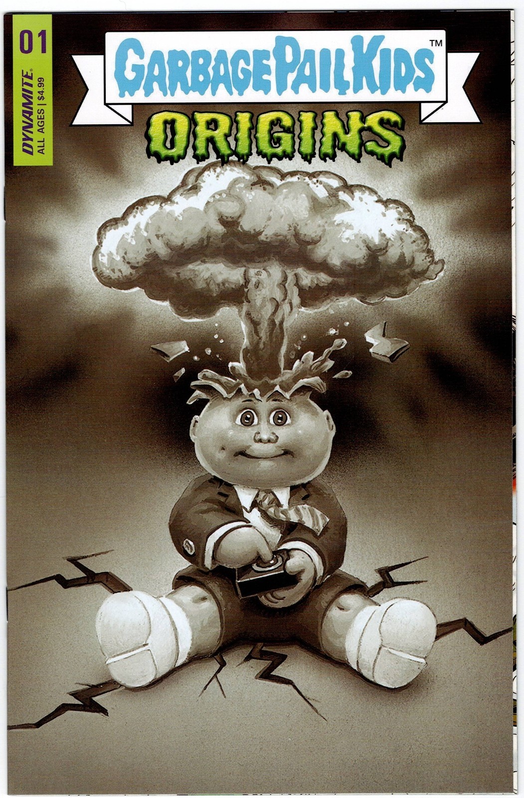 GARBAGE PAIL KIDS ORIGINS #1 (2022) DYNAMITE COVER S FOC INCENTIVE VARIANT NM
