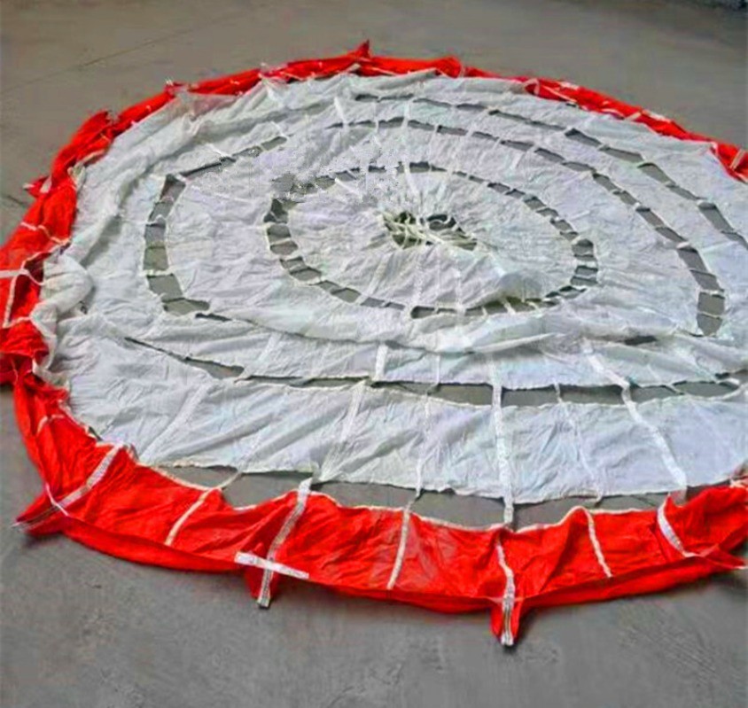 1Pc Aerospace Vintage Military Round Parachute Cloth Diameter 4.5m /14.76Ft