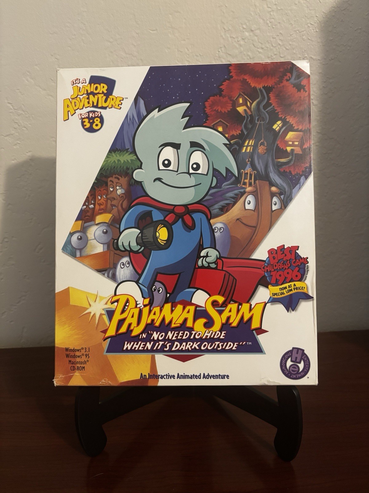 Pajama Sam “No Need to Hide When It's Dark Outside” - BIG BOX + GAME