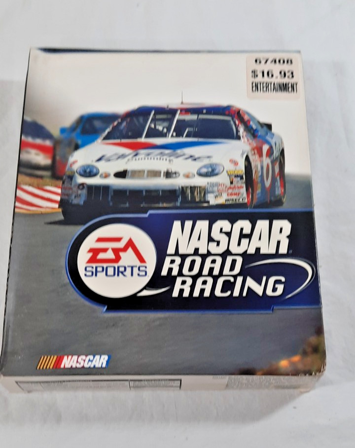 NOS - NASCAR ROAD RACING Simulation EA Sports Big Box / PC CD-ROM - Sealed Box 