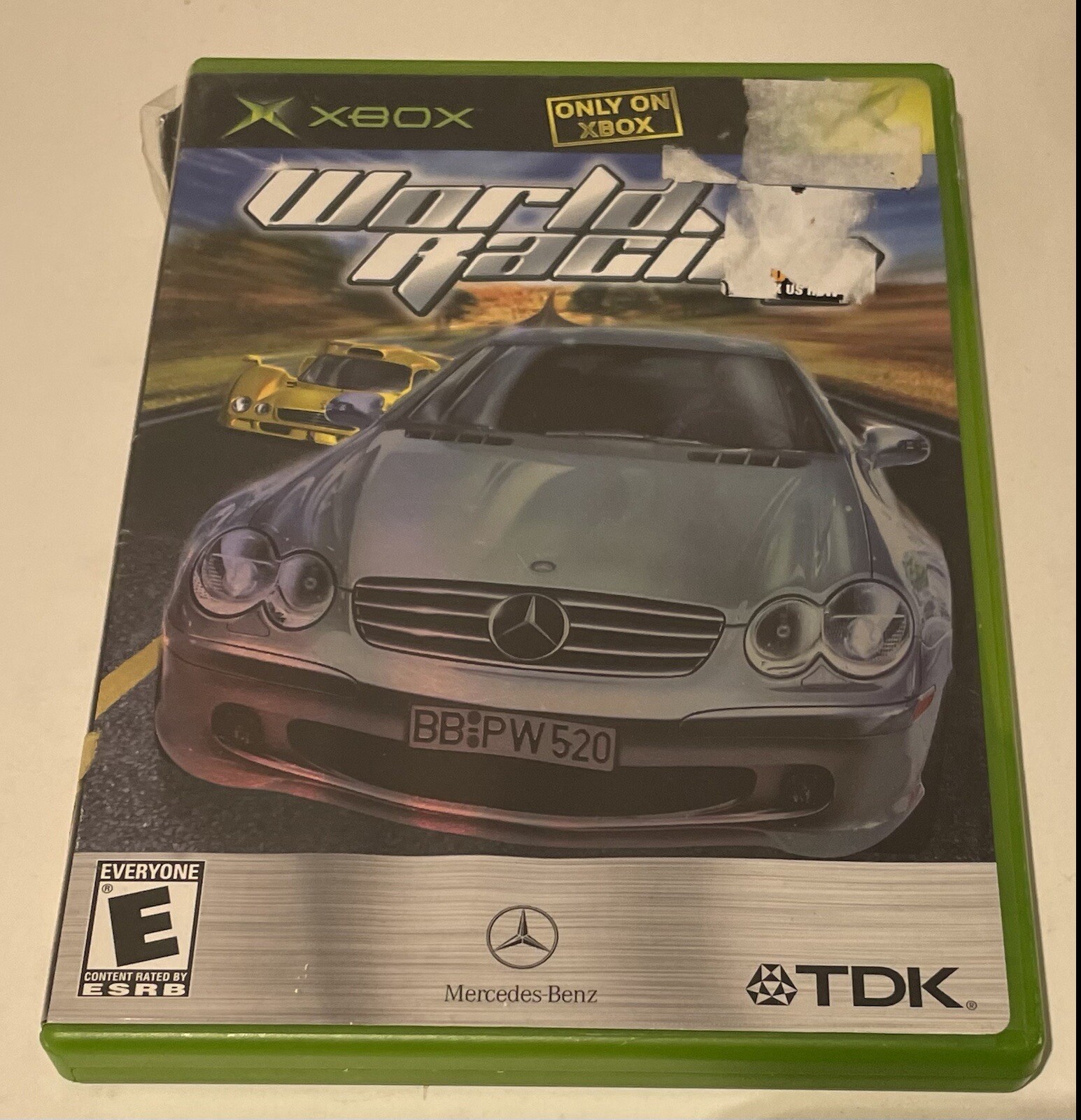 Mercedes-Benz World Racing Xbox original complete with manual