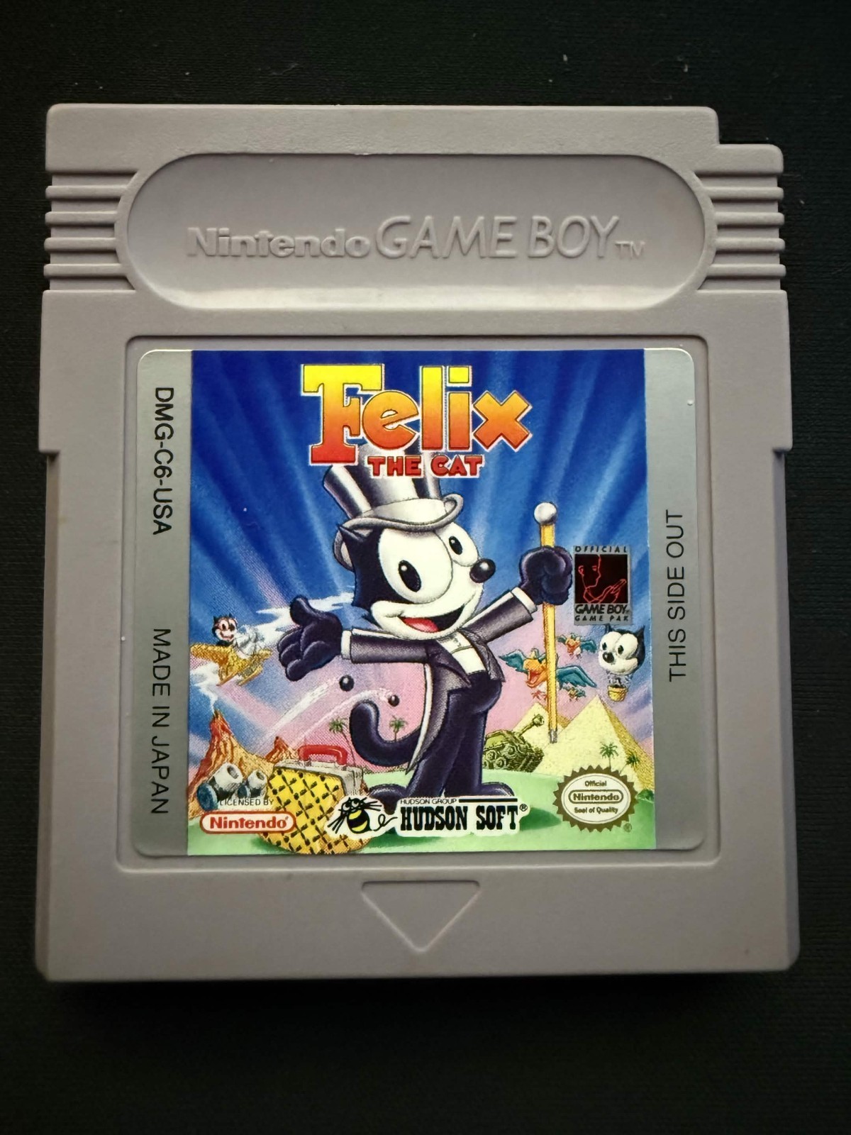 Felix The Cat Nintendo Game Boy Authentic Cartridge Hudson Soft DMG-F6-USA +Case