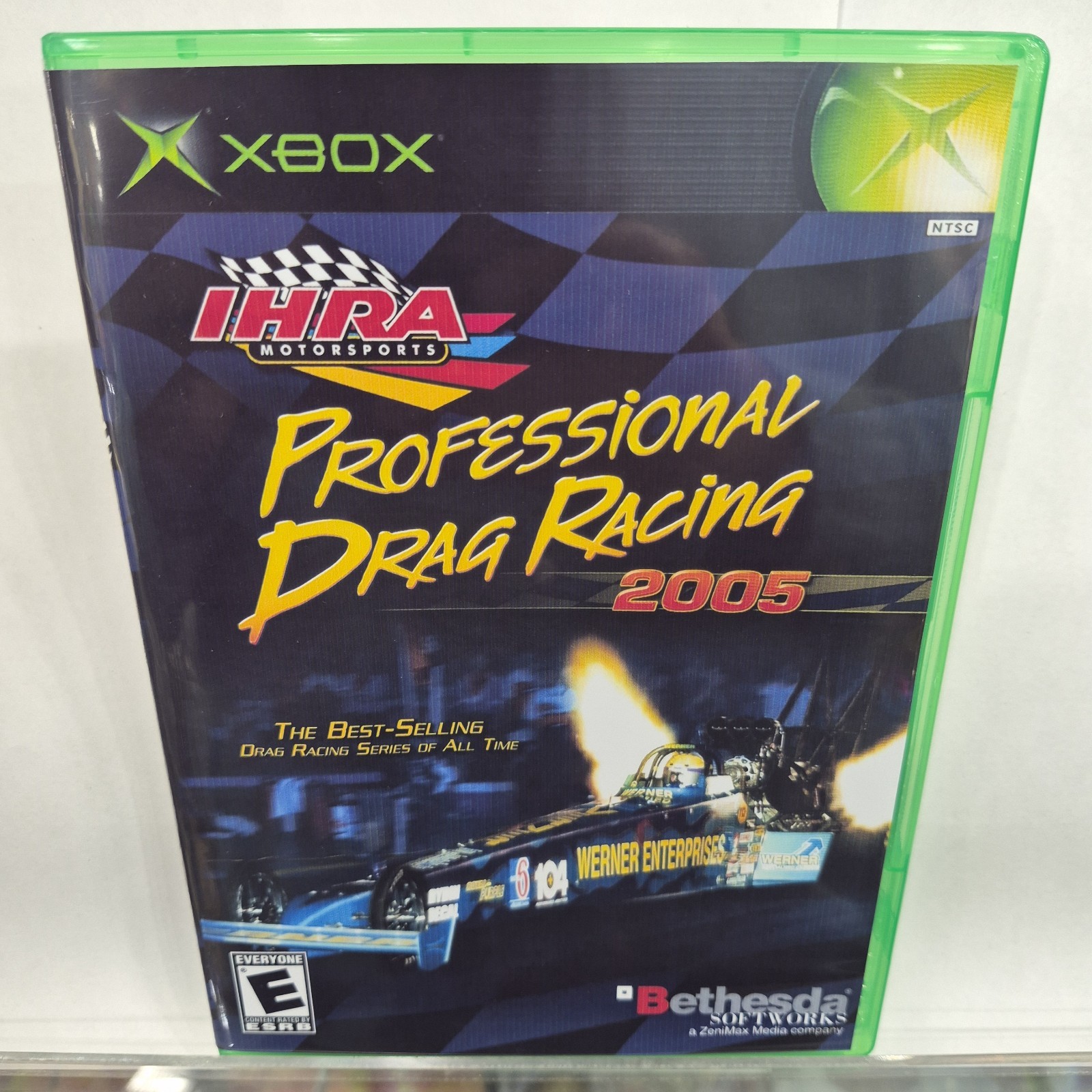 IHRA Professional Drag Racing 2005 (Microsoft Xbox, 2004) With New Cover 