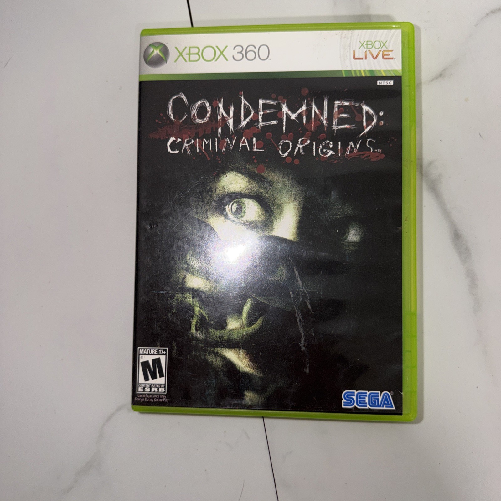 Condemned: Criminal Origins CIB Complete Microsoft Xbox 360, 2005 with manual