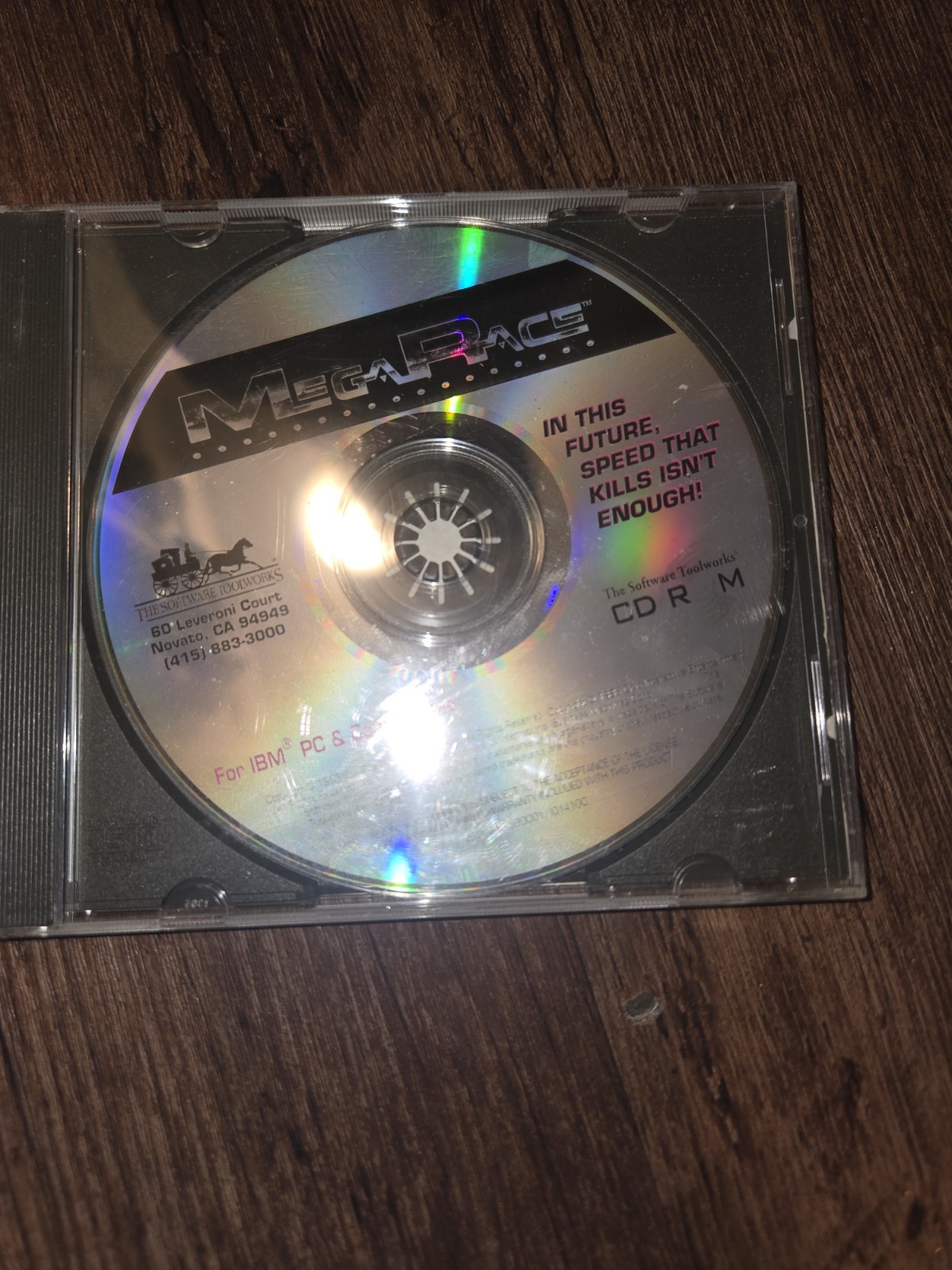 MS-DOS CD-rom Mega Race Mindscape Comes With 2 Discs