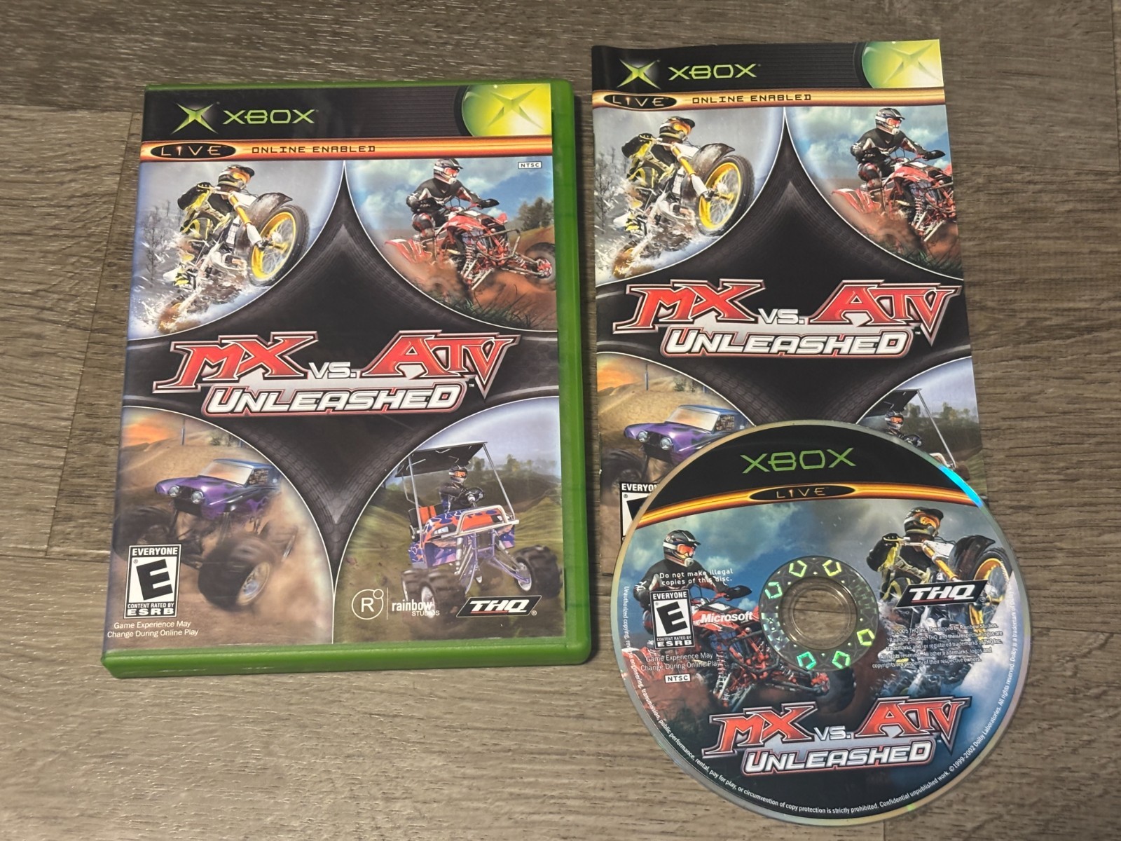 MX vs. ATV Unleashed Microsoft Xbox Complete CIB Authentic Good Shape