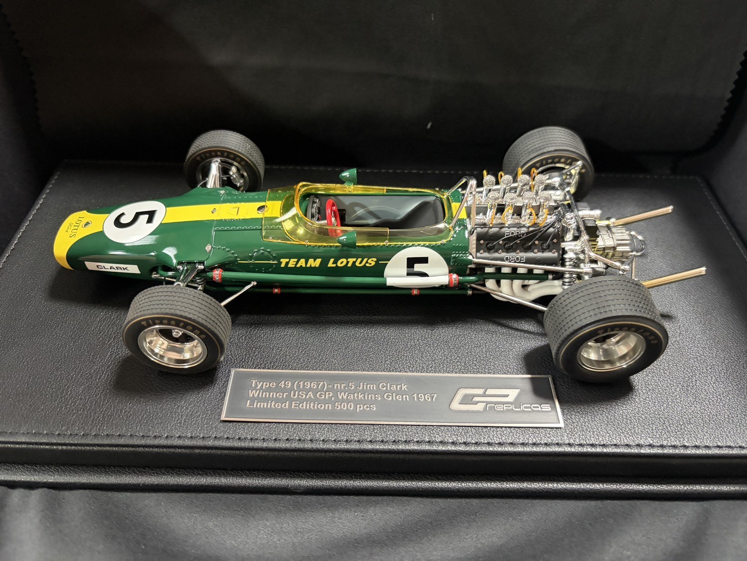 1/18 Lotus 49 F1 1967 US GP Winner J. Clark #5 Model Car