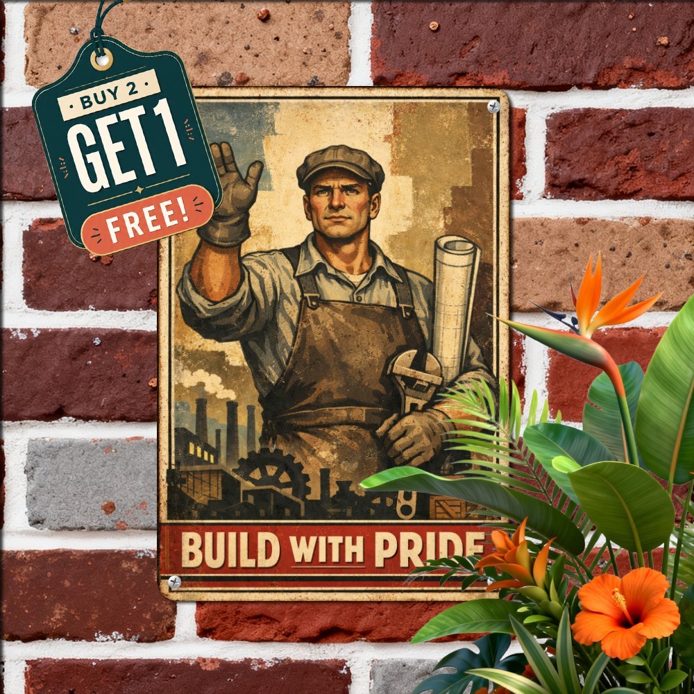 Patriotic Wartime Call To Duty Metal Sign Vintage Military Poster Plaque