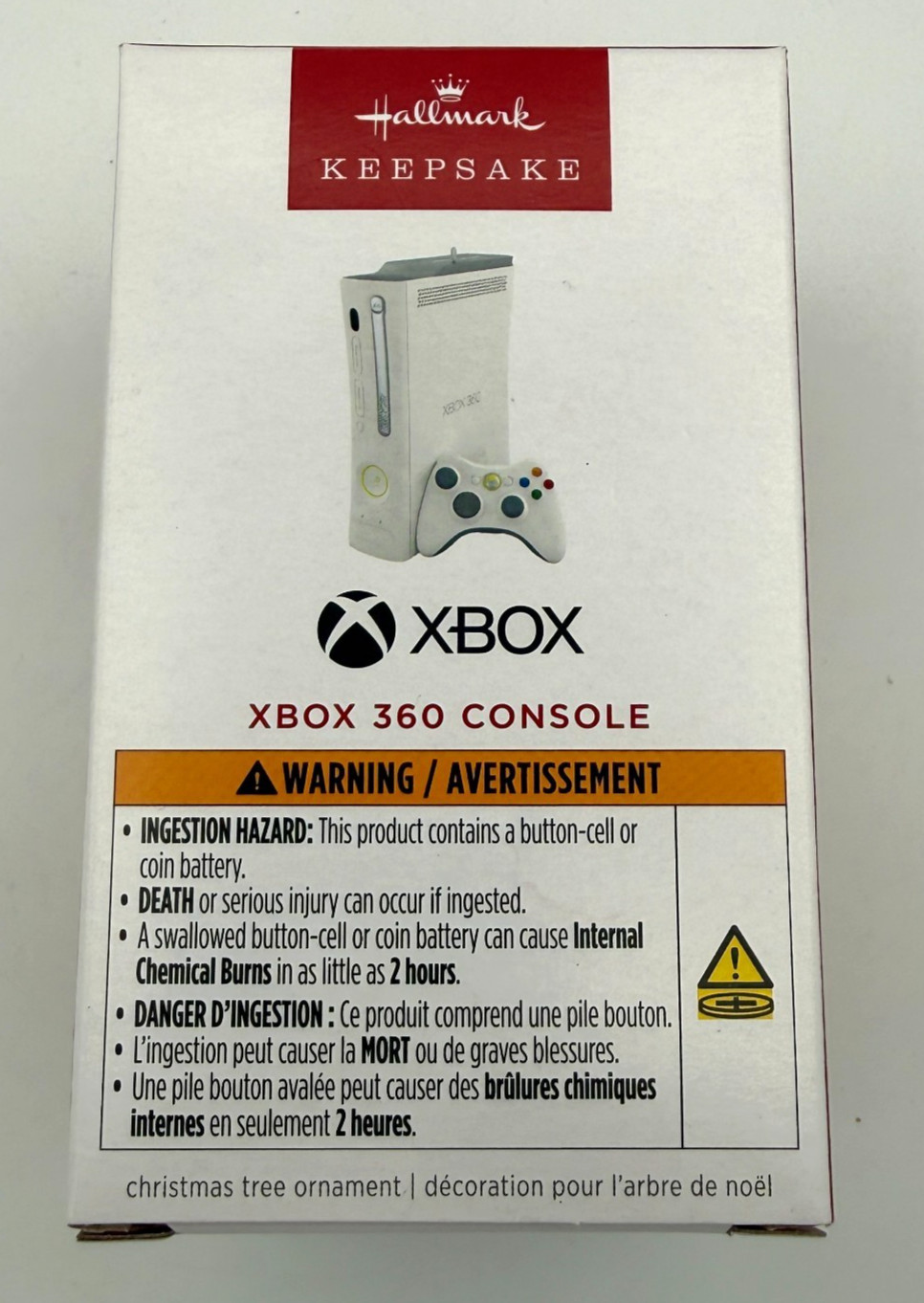 2025 Hallmark Keepsake XBOX 360 Console Ornament Light & Sound QXI18292