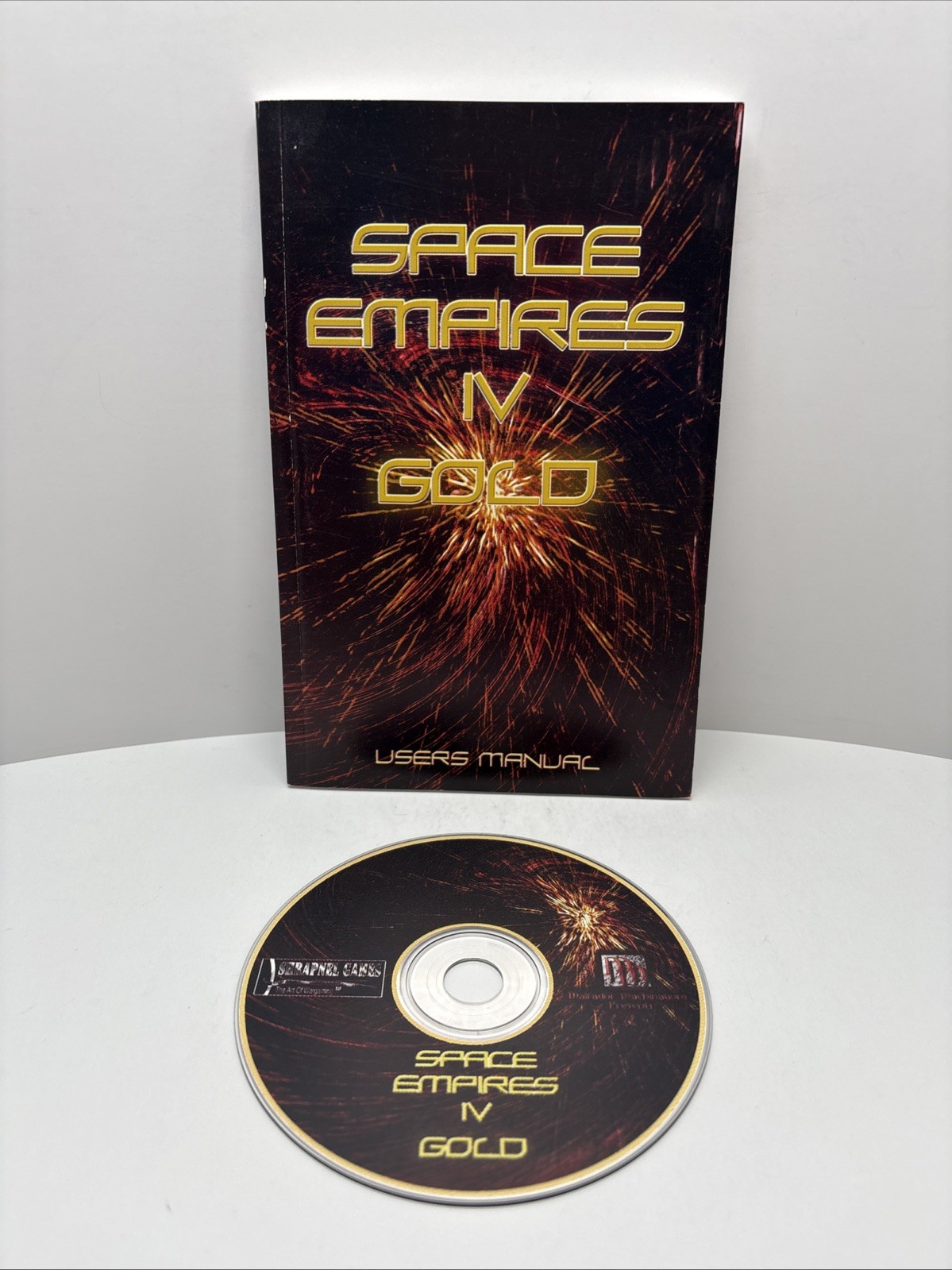 Space Empires IV 4 Gold (2002) Disc & Manual Only PC Windows CD-ROM Shrapnel War
