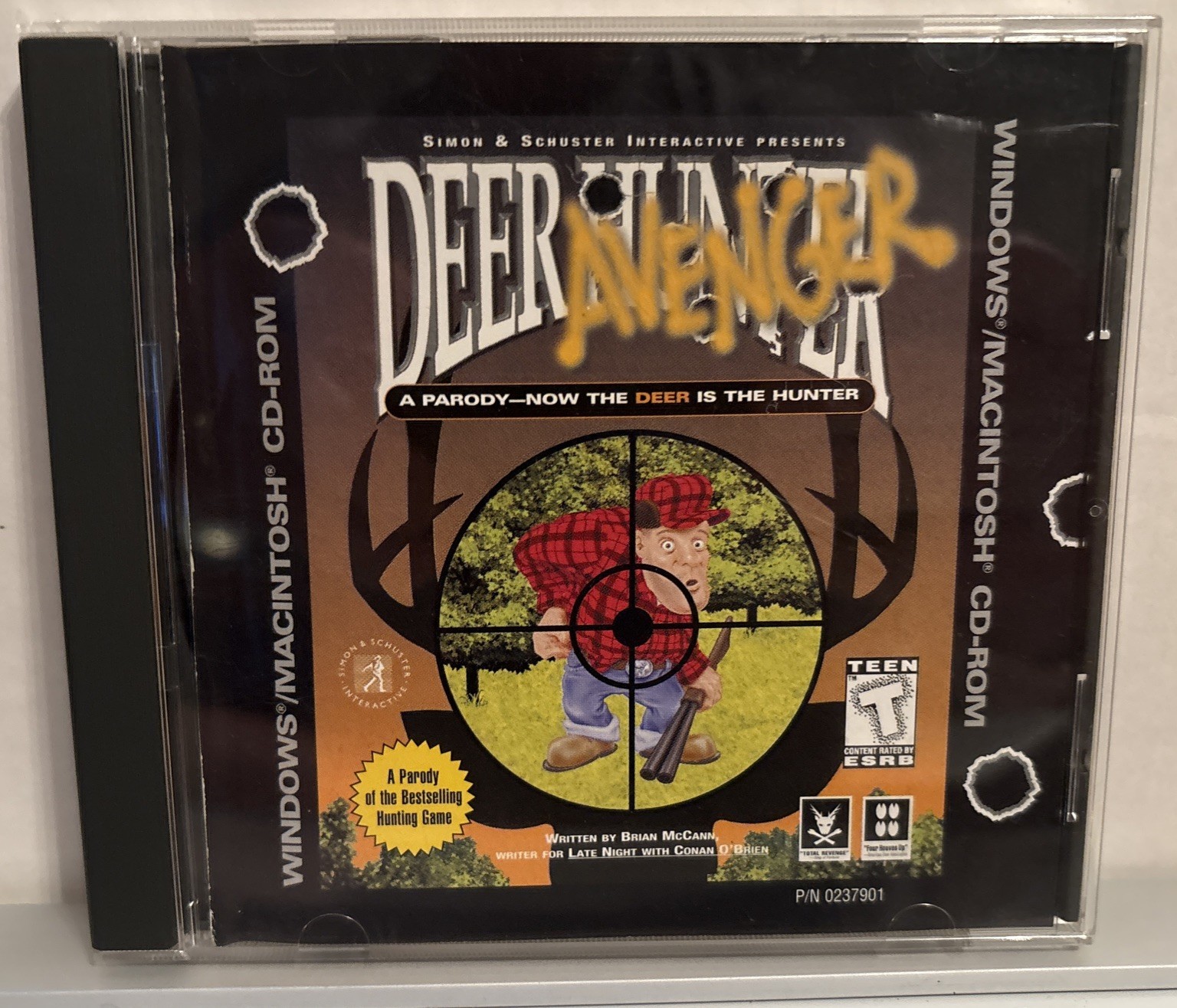 Deer Avenger PC/Mac CD-ROM SimonSchuster 1998 game for Windows 95/98, PreOwned