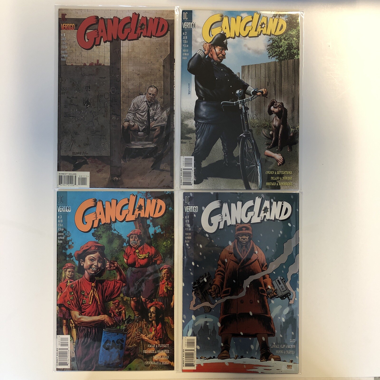 Gangland (1998) #1-4 (VF/NM) DC Comics| Complete Set