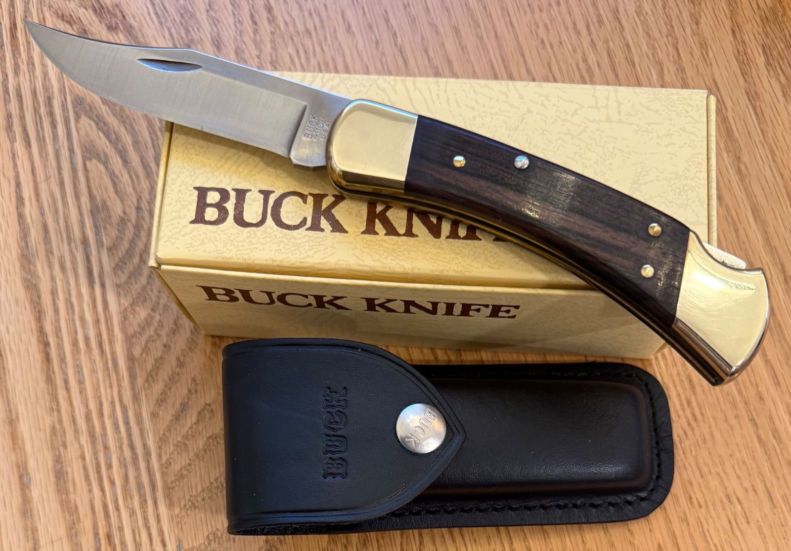 VINTAGE 1981-86 BUCK 110 KNIFE NEVER USED IN BOX N16A