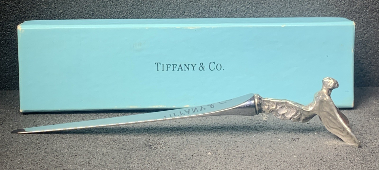 Tiffany & Co  Spirit of Ecstasy, Rolls Royce Letter Opener, Beautiful Vintage