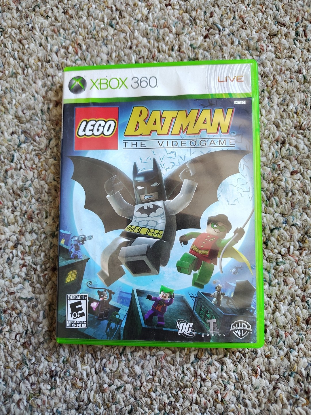 LEGO Batman: The Videogame Microsoft Xbox 360 Tested complete with manual