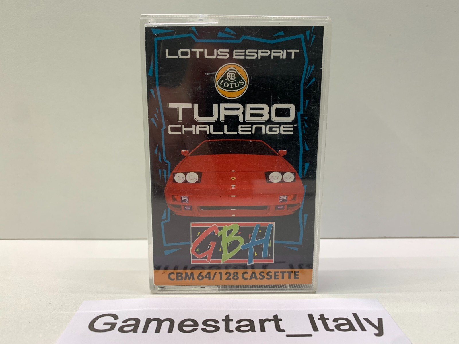LOTUS ESPRIT TURBO CHALLENGE COMMODORE 64/128 C64 C128 GAME USED 1992 GREMLIN