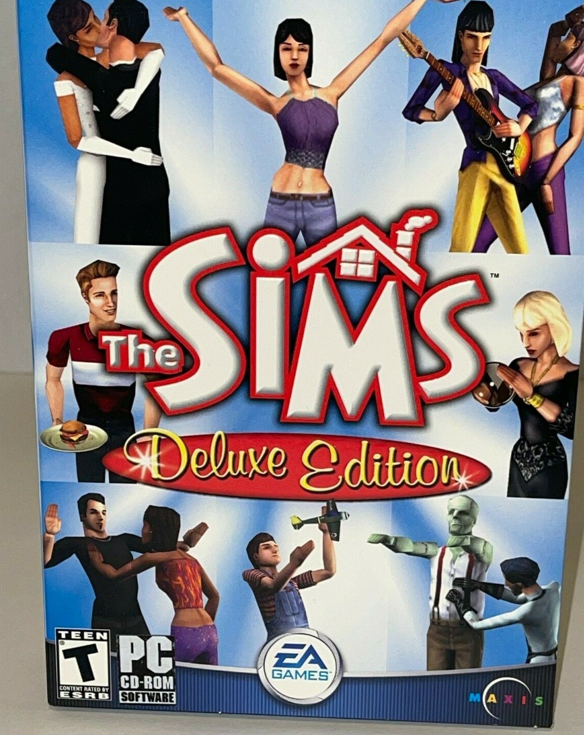 The Sims Deluxe Edition (2002) PC Game Brand New Sealed EA NTSC MEDIUM BOX