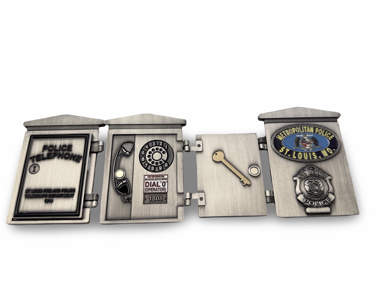 St. Louis Police Call Box Challenge Coin