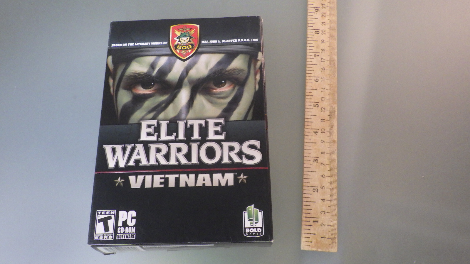 Vtg 2005 Video PC Game SOG John Plaster ELITE WARRIORS VIETNAM Big Box *Complete
