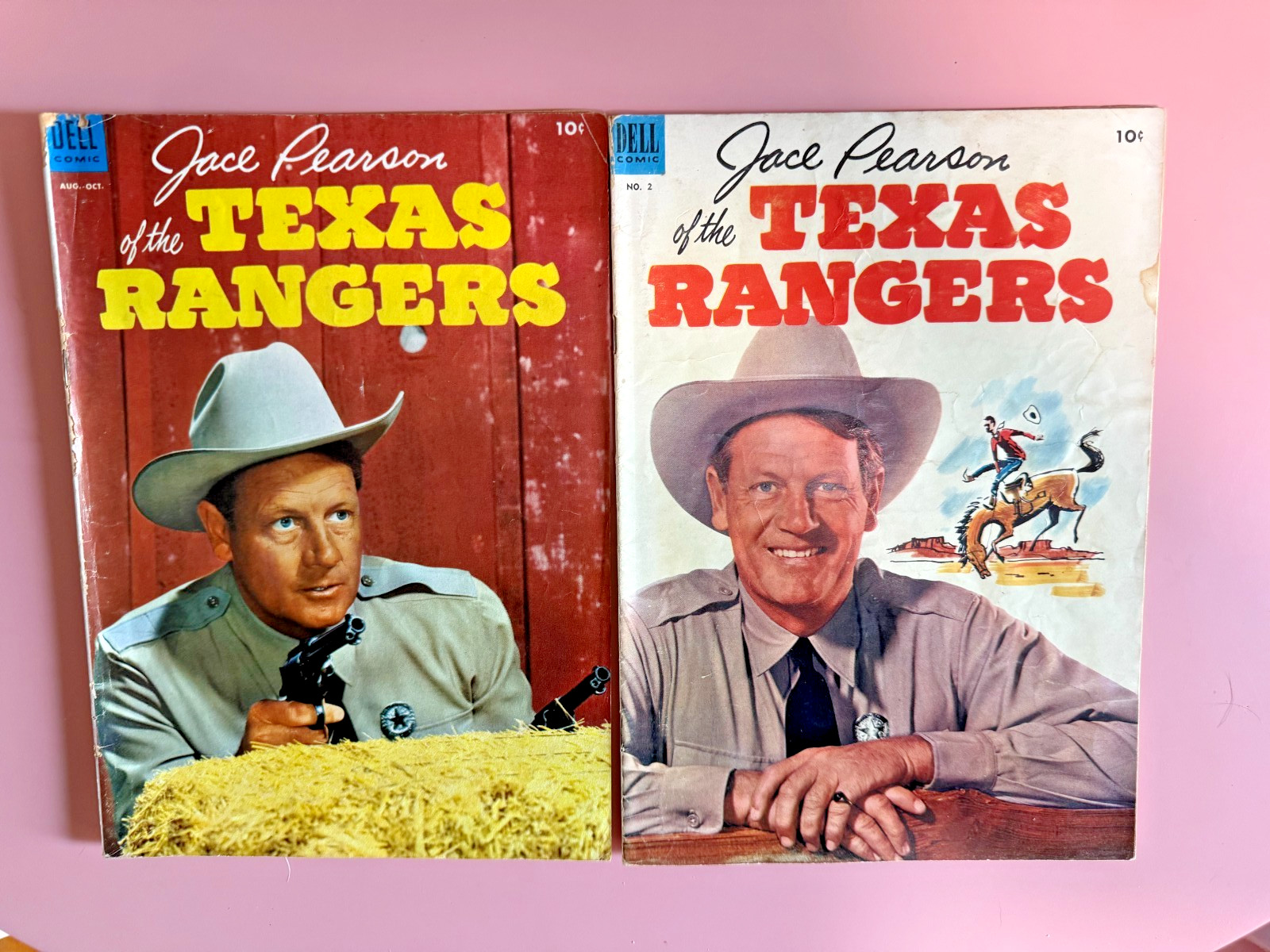 Vintage Jace Pearson Of The Texas Rangers Comics Set Of Two