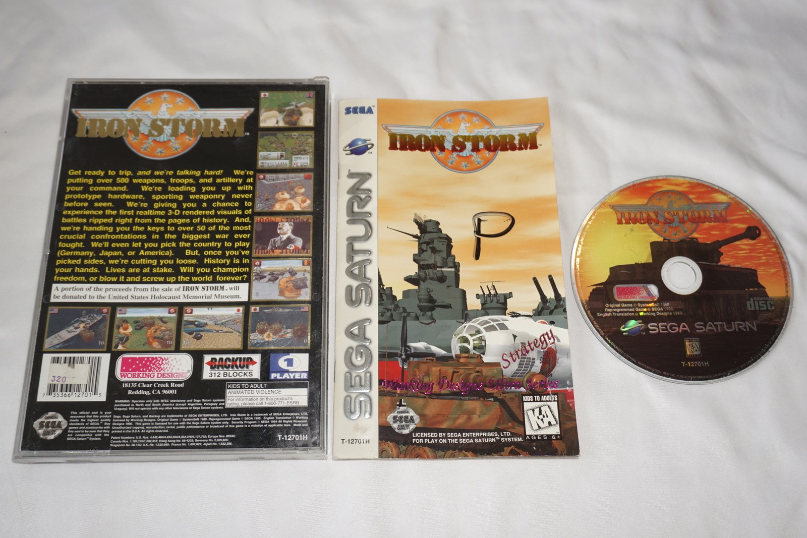 Iron Storm (Sega Saturn) Complete