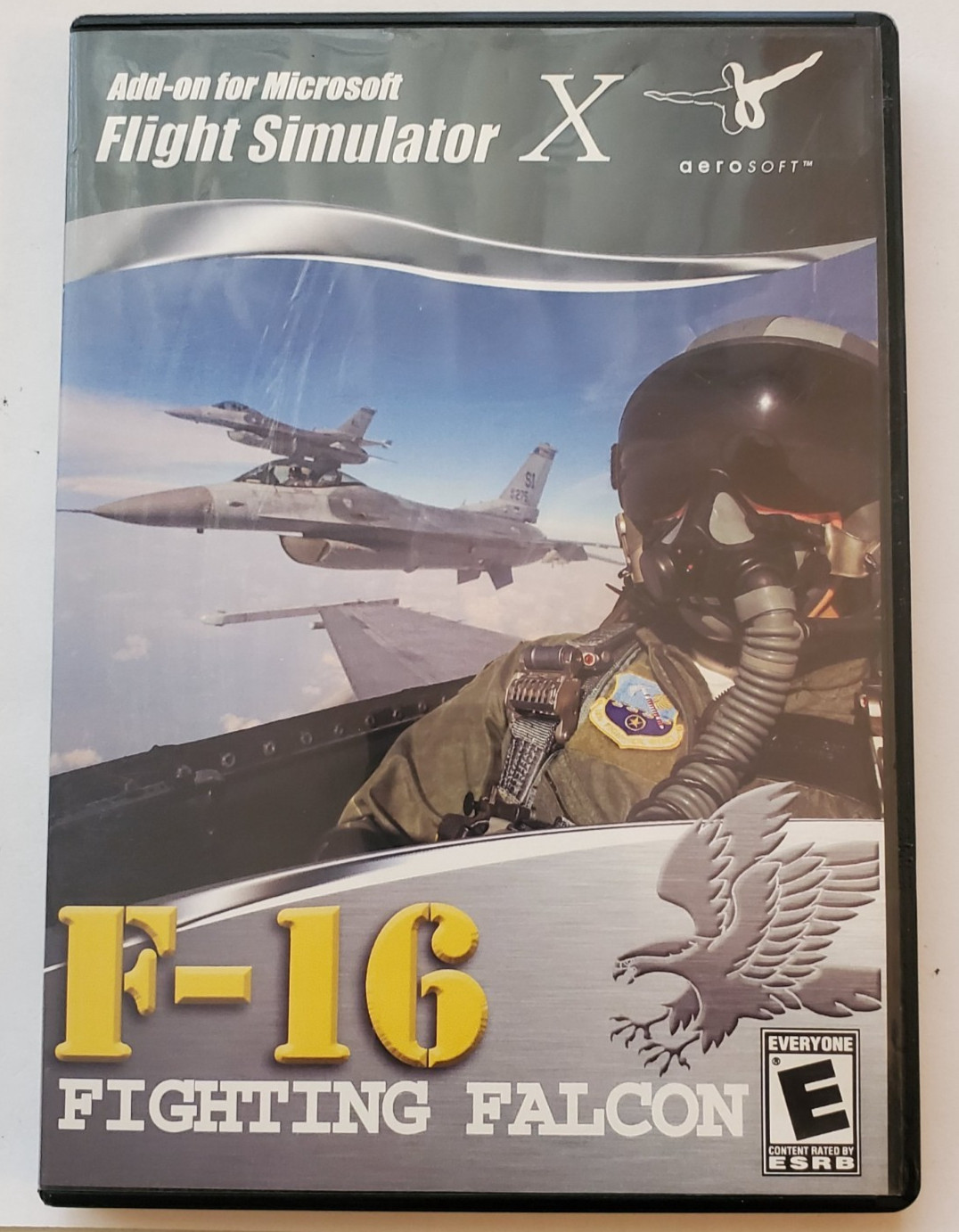 F-16 Fighting Falcon (PC, CD-ROM, 2009) Add on for Microsoft Flight Simulator X