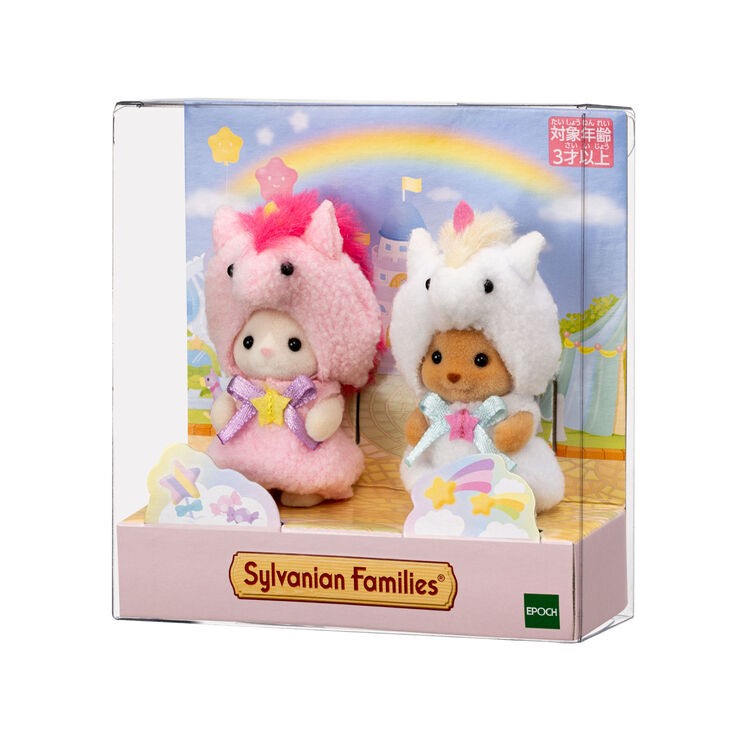 Sylvanian Families Baby Pair Set Unicorn Calico Critters EPOCH Japan New Age14+