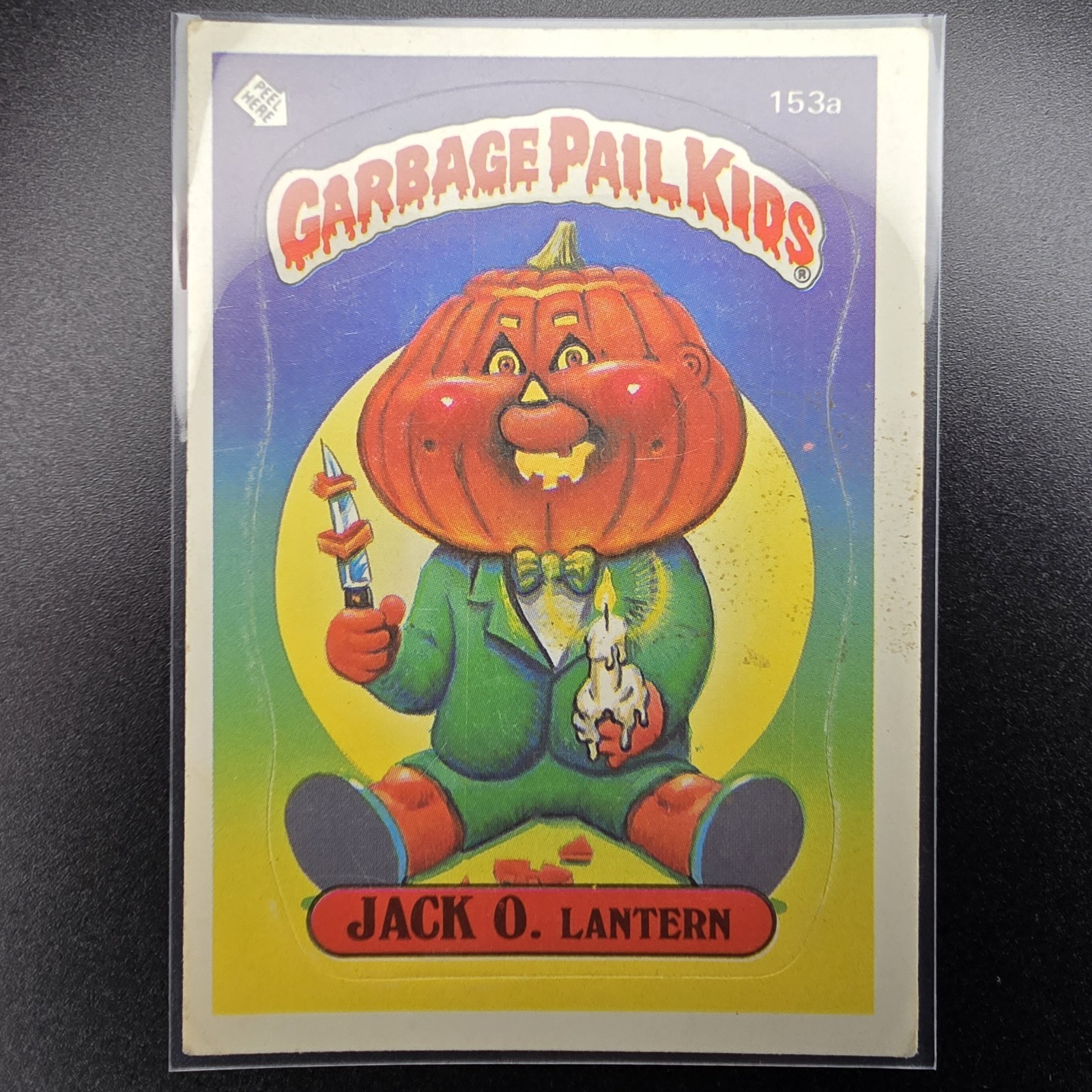 Garbage Pail Kids 1986 Jack O. Lantern #153a