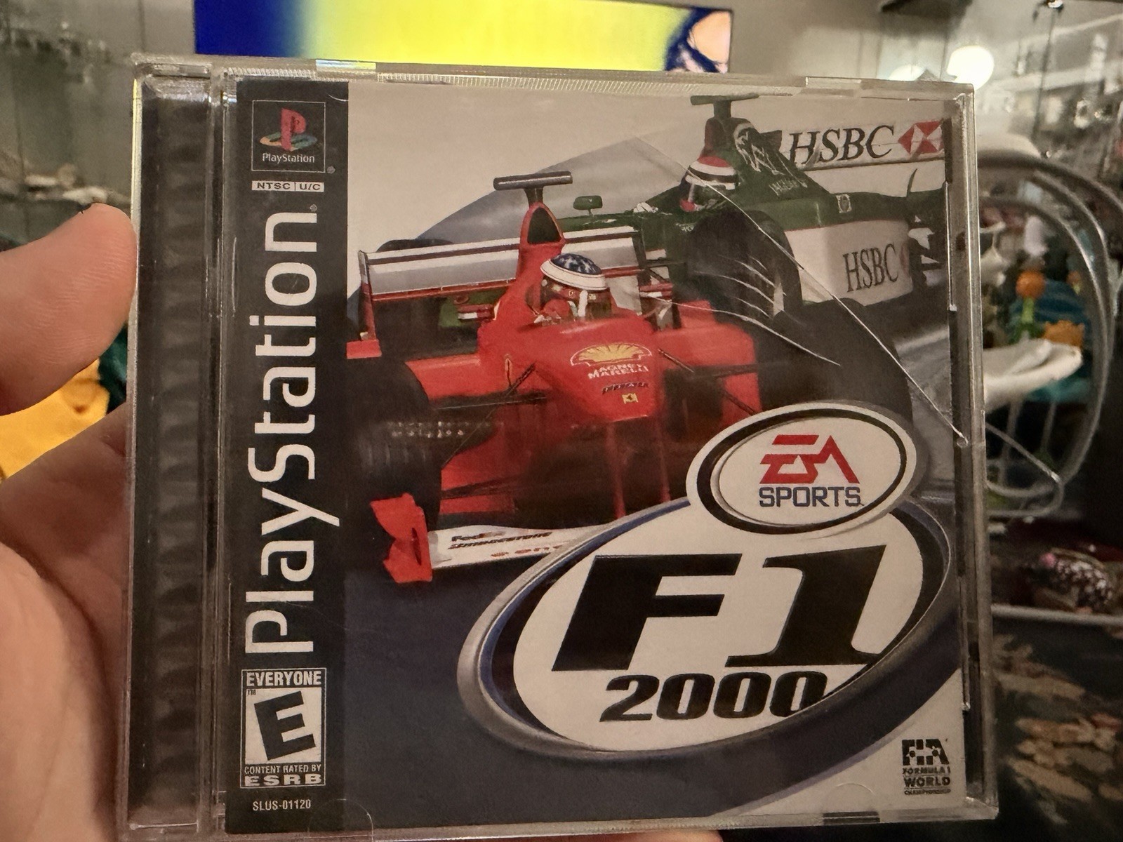 F1 2000 PS1 (Sony PlayStation 1) - CIB Complete w/ Manual - Black Label
