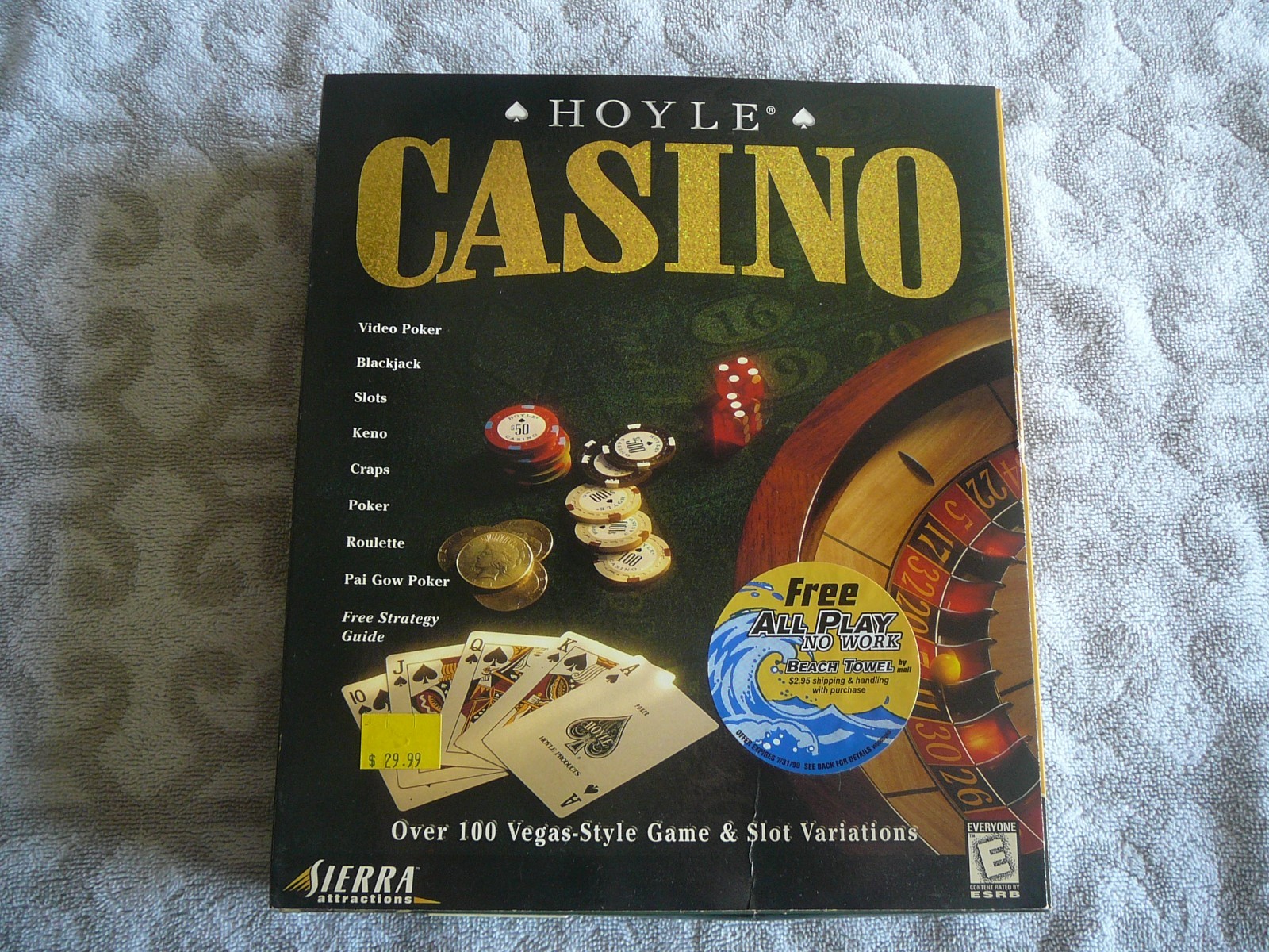 Hoyle Casino - 1998 - Windows/Mac Unopened NOS