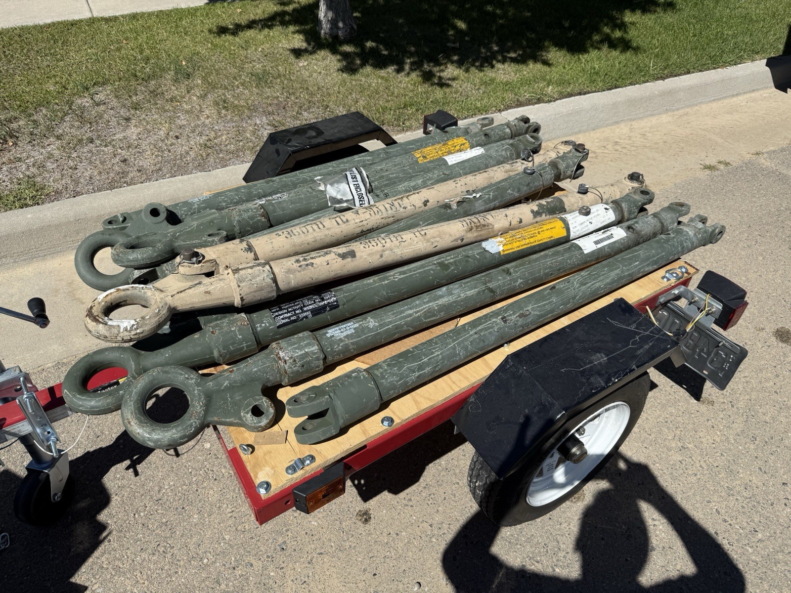 Hunter Medium Military Surplus Towbar Militaria for HMMWV up to 5-ton w/ 5 pins