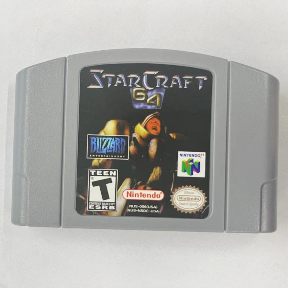 StarCraft 64 - Nintendo 64 (N64) Highly collectible Vintage cartridge